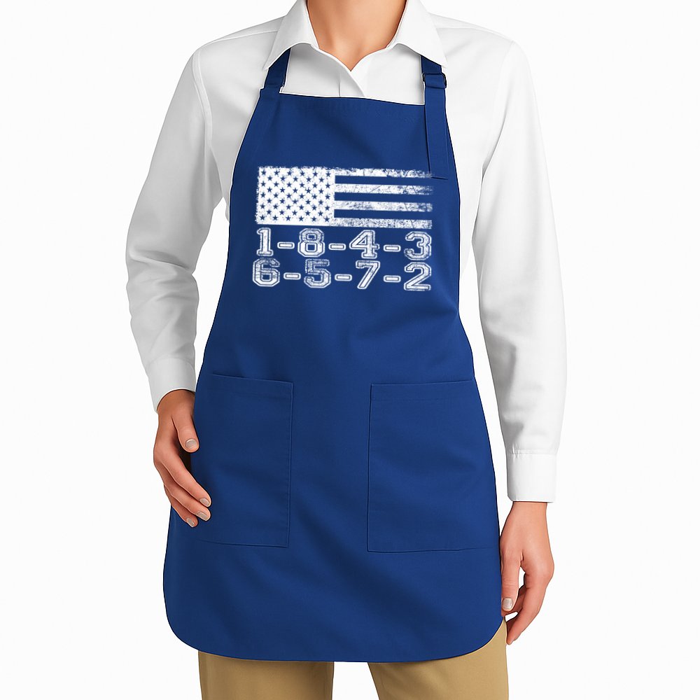 Usa Flag 18436572 Firing Order Small Block Engine V8 Block Gift Apron