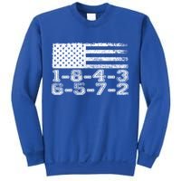 Usa Flag 18436572 Firing Order Small Block Engine V8 Block Gift Sweatshirt