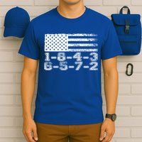 Usa Flag 18436572 Firing Order Small Block Engine V8 Block Gift T-Shirt