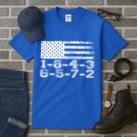 Usa Flag 18436572 Firing Order Small Block Engine V8 Block Gift Tall T-Shirt