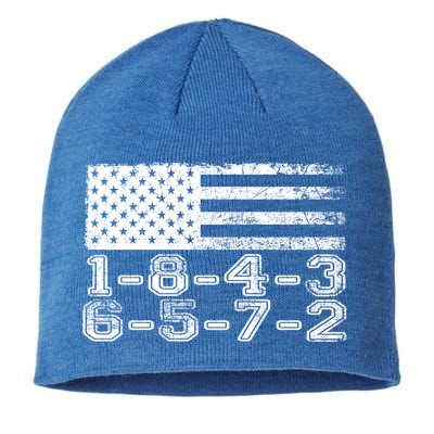Usa Flag 18436572 Firing Order Small Block Engine V8 Block Gift Sustainable Beanie