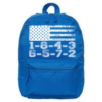 Usa Flag 18436572 Firing Order Small Block Engine V8 Block Gift 16 in Basic Backpack