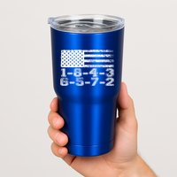 Usa Flag 18436572 Firing Order Small Block Engine V8 Block Gift Tumbler