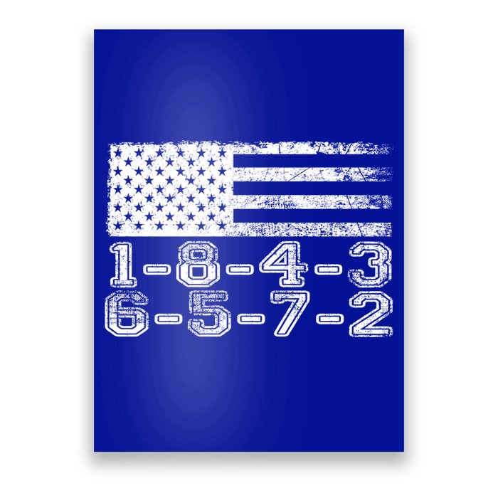 Usa Flag 18436572 Firing Order Small Block Engine V8 Block Gift Poster