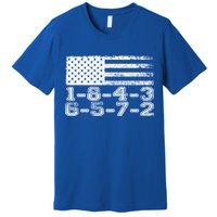Usa Flag 18436572 Firing Order Small Block Engine V8 Block Gift Premium T-Shirt