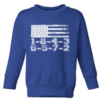 Usa Flag 18436572 Firing Order Small Block Engine V8 Block Gift Toddler Sweatshirt