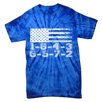 Usa Flag 18436572 Firing Order Small Block Engine V8 Block Gift Tie-Dye T-Shirt