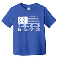 Usa Flag 18436572 Firing Order Small Block Engine V8 Block Gift Toddler T-Shirt