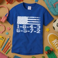 Usa Flag 18436572 Firing Order Small Block Engine V8 Block Gift Kids T-Shirt