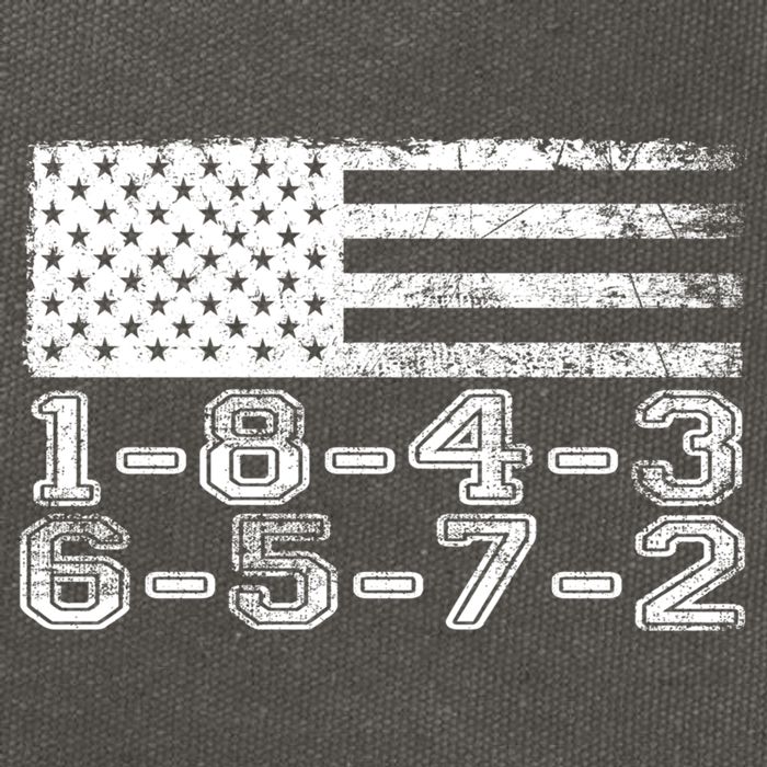 Usa Flag 18436572 Firing Order Small Block Engine V8 Block Gift Cotton Canvas Backpack
