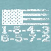 Usa Flag 18436572 Firing Order Small Block Engine V8 Block Gift Sueded Cloud Jersey T-Shirt