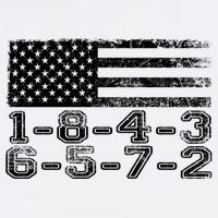 Usa Flag 18436572 Firing Order Small Block Engine V8 Block Gift Garment-Dyed Sweatshirt