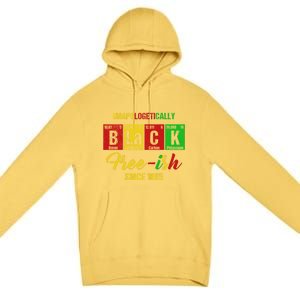 Unapologetically Freegiftish 1865 Juneteenth Black History Gift Premium Pullover Hoodie