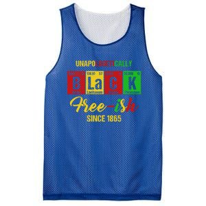 Unapologetically Freegiftish 1865 Juneteenth Black History Gift Mesh Reversible Basketball Jersey Tank