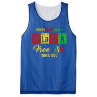 Unapologetically Freegiftish 1865 Juneteenth Black History Gift Mesh Reversible Basketball Jersey Tank