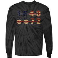 Usa Flag 18436572 Firing Order Small Block Engine V8 Block Tie-Dye Long Sleeve Shirt