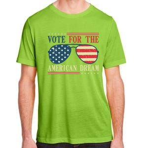 Usa Flag 2024 Quote I Vote For The American Dream Great Gift Adult ChromaSoft Performance T-Shirt