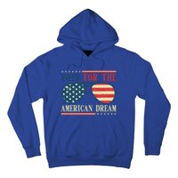 Usa Flag 2024 Quote I Vote For The American Dream Great Gift Hoodie