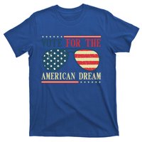 Usa Flag 2024 Quote I Vote For The American Dream Great Gift T-Shirt