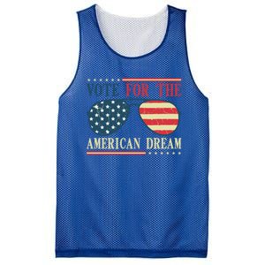 Usa Flag 2024 Quote I Vote For The American Dream Great Gift Mesh Reversible Basketball Jersey Tank