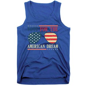 Usa Flag 2024 Quote I Vote For The American Dream Great Gift Tank Top