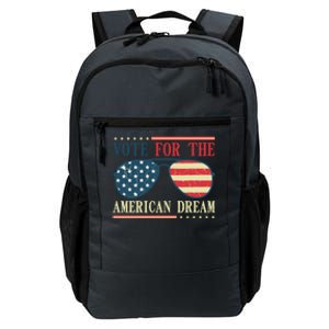 Usa Flag 2024 Quote I Vote For The American Dream Great Gift Daily Commute Backpack