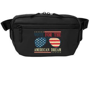 Usa Flag 2024 Quote I Vote For The American Dream Great Gift Crossbody Pack