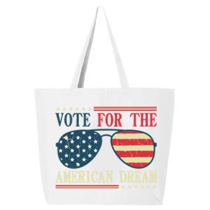 Usa Flag 2024 Quote I Vote For The American Dream Great Gift 25L Jumbo Tote