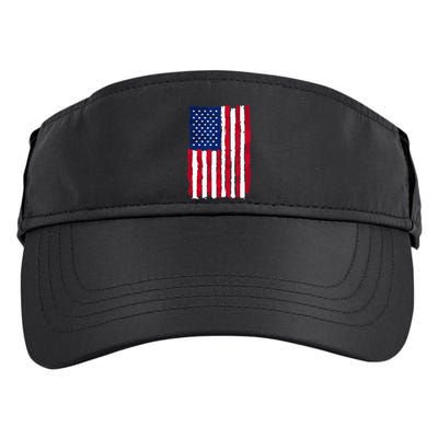 USA Flag 4th July Red American White Star Blue Stripes 4 Day Adult Drive Performance Visor