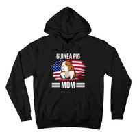 USA Flag 4th Of July Mother's Day Merica Guinea Pig Mom Hoodie