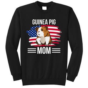 USA Flag 4th Of July Mother's Day Merica Guinea Pig Mom Sweatshirt