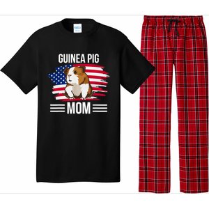 USA Flag 4th Of July Mother's Day Merica Guinea Pig Mom Pajama Set