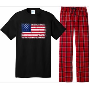 Us Flag 4th Of July Usa Flag American Flag Pajama Set