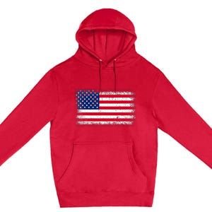 Us Flag 4th Of July Usa Flag American Flag Premium Pullover Hoodie