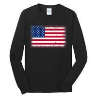 US Flag 4th Of July USA Flag American Flag Tall Long Sleeve T-Shirt