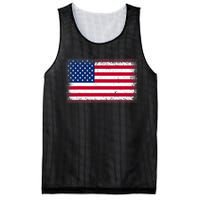 US Flag 4th Of July USA Flag American Flag Mesh Reversible Basketball Jersey Tank