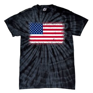 US Flag 4th Of July USA Flag American Flag Tie-Dye T-Shirt