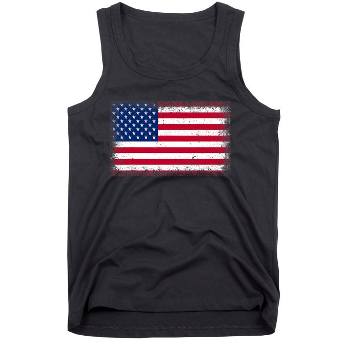 US Flag 4th Of July USA Flag American Flag Tank Top