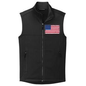 US Flag 4th Of July USA Flag American Flag Collective Smooth Fleece Vest