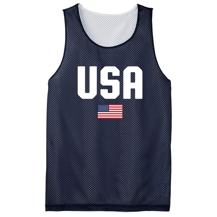 US Flag 4th Of July Memorial Day American Pride Mesh Reversible Basketball Jersey Tank