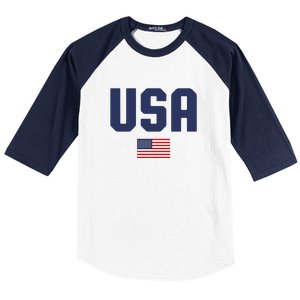 US Flag 4th Of July Memorial Day American Pride Baseball Sleeve Shirt