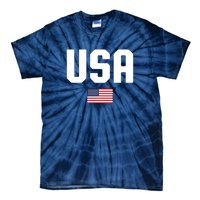 US Flag 4th Of July Memorial Day American Pride Tie-Dye T-Shirt