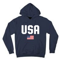 US Flag 4th Of July Memorial Day American Pride Tall Hoodie