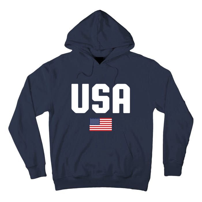 US Flag 4th Of July Memorial Day American Pride Tall Hoodie