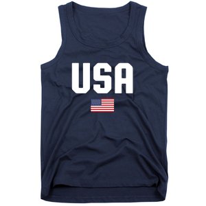 US Flag 4th Of July Memorial Day American Pride Tank Top