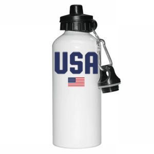 US Flag 4th Of July Memorial Day American Pride Aluminum Water Bottle