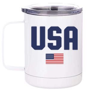 US Flag 4th Of July Memorial Day American Pride 12 oz Stainless Steel Tumbler Cup