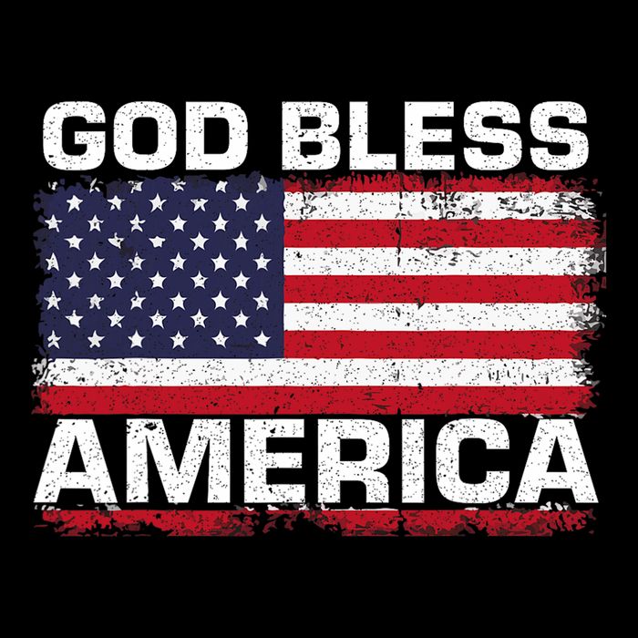Usa Flag 4th Of July Patriotic God Bless America Long Sleeve Shirt