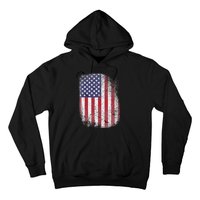 USA Flag 4th July American Red White Blue Star Stripes 4 Day Hoodie