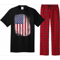 USA Flag 4th July American Red White Blue Star Stripes 4 Day Pajama Set